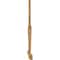 Ekena Millwork Kennewick Rough Sawn Timber Gable Bracket, Western Red Cedar, 84"W x 56"H x 2"D x 4"F, 16/12 Pitch GBW084X56X0204KEN00RWR - alternate 5